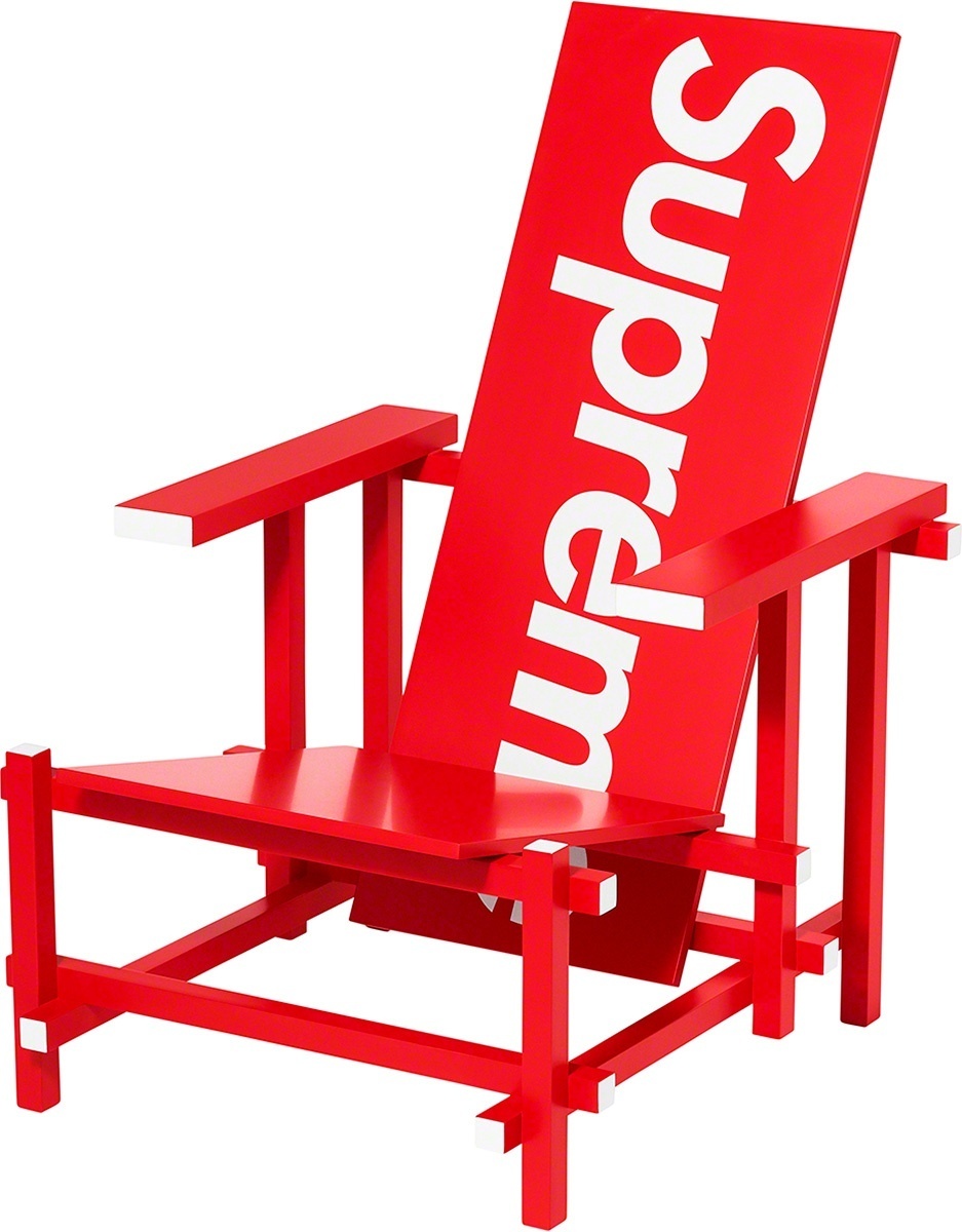 Supreme®/Gerrit Rietveld Red Blue Chair for Cassina